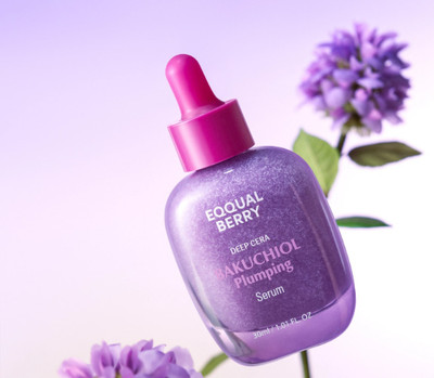 EqqualBerry Bakuchiol Plumping Serum | Vegan Retinol Substitute | Youthful Radiance & Firm Skin(30 ml)