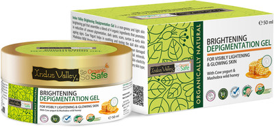 Indus Valley Brightening Depigmentation Gel with Cow Yogurt & Honey for Moisturize Skin Care(50 ml)