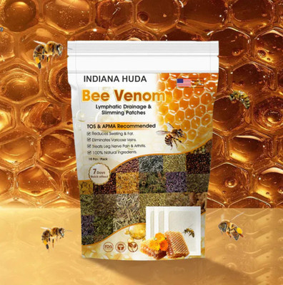 INDIANA HUDA Be Venum Foot Detox Pads for Circulation, 10 Count in 1 Sachet(100 g)