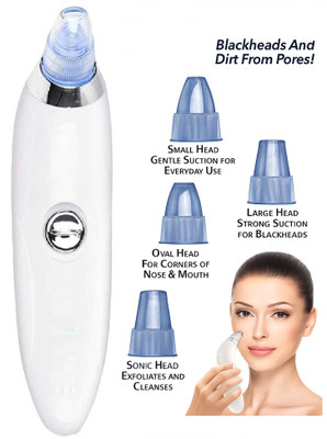 BORIS Deep Cleansing Blackhead Remover Vacuum Suction Tool for Nose, Chin, and Face(60 g)