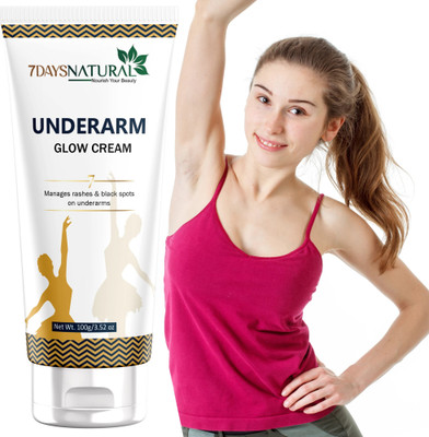 7days natural Underarm Whitening Cream For Dark Underarms Spot Blemishes Removal(100 g)