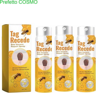 Prefetto COSMO Tag Recede Tag Clear Spray – Wart Repair Solution Pack of 3(300 ml)