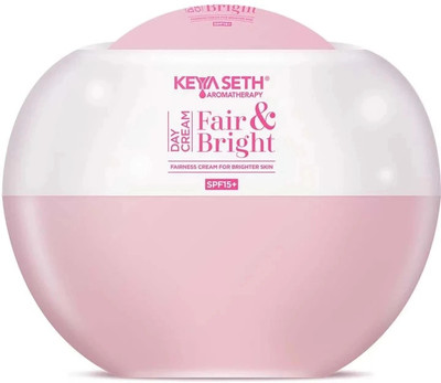 KEYA SETH AROMATHERAPY Fair & Bright Vitamin C & Niacinamide Day Cream SPF-15 for Glowing Skin(50 g)