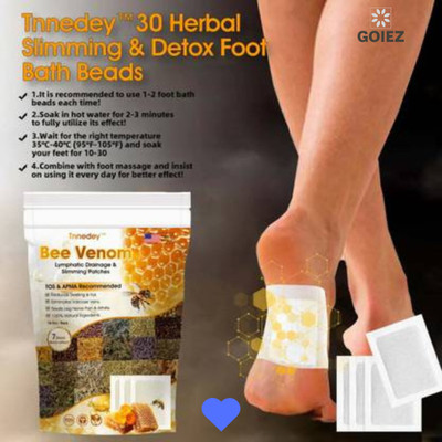 GOIEZ Bee Venom Foot Detox For Muscle And Nerve Relief (10 Patches)(10 g)