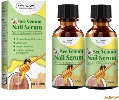 ACTIWOW Bee Venom Nail Serum Pure Hydration & Strength Solution A001(20 ml)