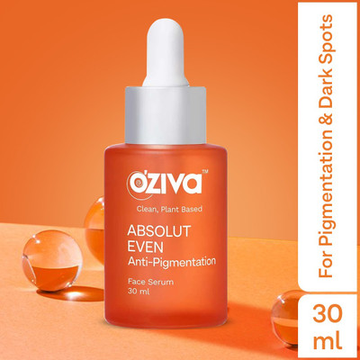 OZiva Absolut Even Anti-Pigmentation Face Serum (with Phyto Niacinamide, Phyto Alpha Arbutin, Aloe Vera & Rosemary) for Hyperpigmentation & Dark Spot Correction(30 ml)