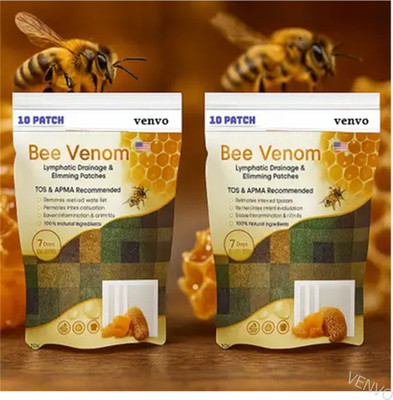 venvo Bee Venom Foot Patches Detox Restore Aid (20 patches)(200 g)