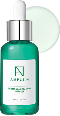 AMPLE:N Centel Calming Shot Ampoule | Calming & Soothing Korean Face Serum with Centella Asiatica Stem Cell Fluid | Repairs & Strengthens Skin Barrier(30 ml)