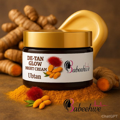 Babeehive Ubtan d tan glow night cream new pack(50 g)