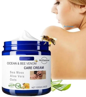 ACTIWOW Bee Venom Ocean Cream for Beard Glow Texture and Skin Support(50 g)