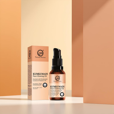 Nuerma Science Kumkumadi Radiant Glow Herbal Oil for Brightening and Youthful Skin(30 ml)