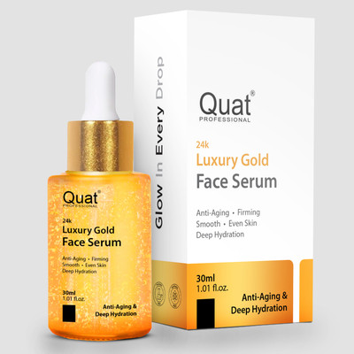 QUAT Luxury Pro 24K Gold Serum – Radiance, Hydration & Anti-Aging Elixir(30 ml)