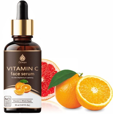 6Drops Vitamin C Serum Use for skin Brightening and skin Dark Spots(30 ml)