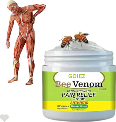 GOIEZ Bee Venom Ultra Strength Cream For Deep Muscle Relief & Healing (100 Gm)(100 g)