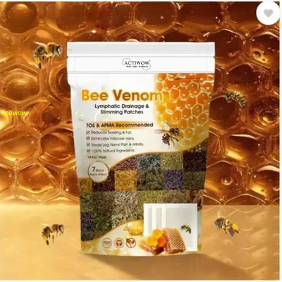 ACTIWOW Bee Venom Foot Patches to Detox and Revive from Daily Toxins(100 g)