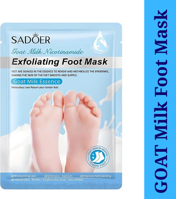 Varniraj Nourishing Foot Peel Off Mask | Peeling and Exfoliating Foot Mask with Goat Milk(35 g)