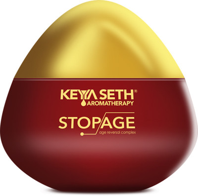 KEYA SETH AROMATHERAPY Stopage Age Reversal Treatment-Control Wrinkles, Hyperpigmentation, Rejuvenating, Night Cream for Glowing & Youthful Looking Complexing, with Pure Essential Oil & Extract of Amla & Green Tea.(10 g)