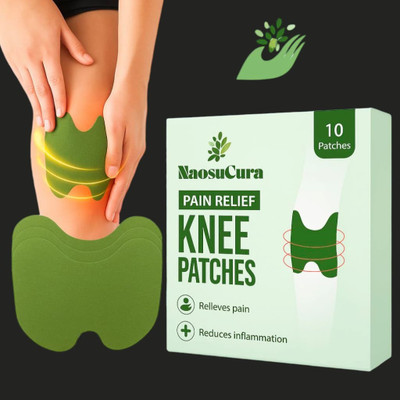 Naosucura Fast Relief Knee Patches for Joint Pain, Sprains, and Chronic Discomfort Plaster & Patch(10 x 1 Patches)