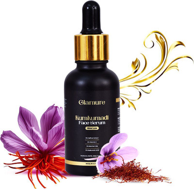 GLAMURE Kumkumadi Tailam Face Oil with Vitamin C & Niacinamide for Glowing, Spotless Skin(30 ml)
