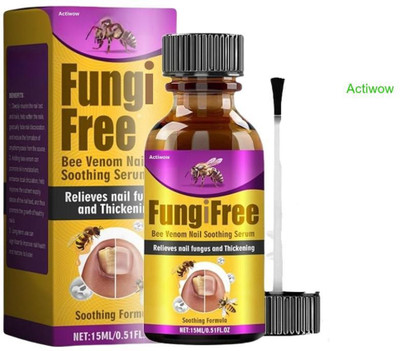ACTIWOW Fungi Free Bee Venom Nail Serum Nail Shield for Harsh Conditions(30 ml)