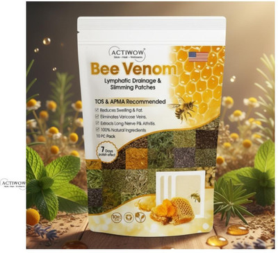 ACTIWOW Bee Venom Foot Patches Support Nerve Health and Clean Toxins SKT(100 g)