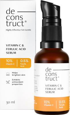 deconstruct Vitamin C Face Serum | Non-Irritating, Non-Sticky | Brightens & Evens Tone(30 ml)