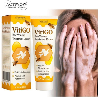 ACTIWOW Vitigo Bee Venom Cream for Razor Rash Repair(100 g)