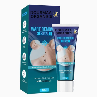 DOURMAA ORGANICS Anti-Wart Cream for Face, Hands, and Feet – Visible Results in Days(100 g)