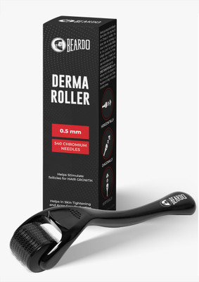 BEARDO Derma Roller for Hair Growth | 540 Chromium Needles|0.5 mm|Dermaroller Hair Fall(36 g)