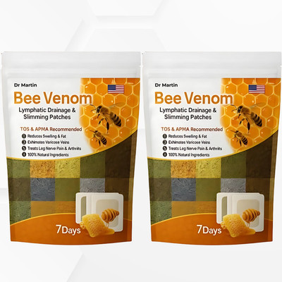Gratus Bee venom foot patches calm inflammation and cleanse blood(200 g)