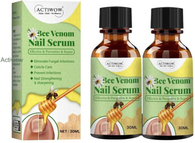 ACTIWOW Bee Venom Nail Serum Peel Fix for Daily Repair A001(20 ml)