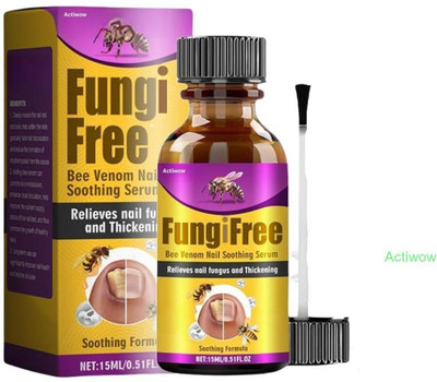 ACTIWOW Fungi Free Bee Venom Nail Serum Peel Fix for Daily Repair(30 ml)