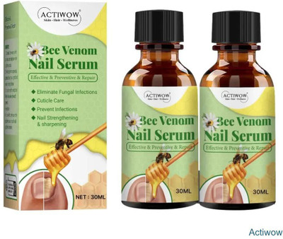 ACTIWOW Bee Venom Nail Serum Flex Hold for Cracked Tips A001(20 ml)