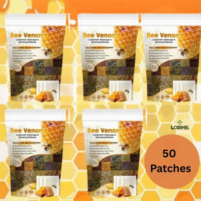 LORSHEL Bee venom foot patches help reduce pain and remove toxic waste(50 g)