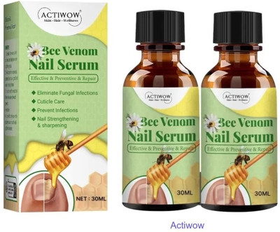 ACTIWOW Bee Venom Nail Serum Advanced Formula for Nail Clarity A001(20 ml)