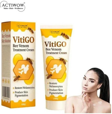 ACTIWOW Vitigo Bee Venom Cream for Pore Care Radiance Cream(100 g)