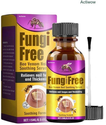 ACTIWOW Fungi Free Bee Venom Nail Serum Botanical Blend for Nail Repair(30 ml)