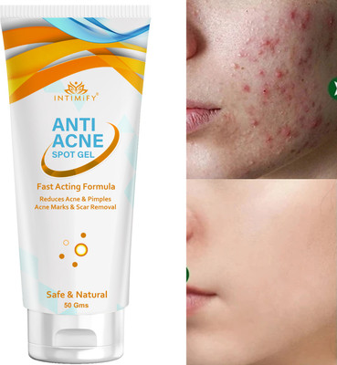 INTIMIFY Acne Spot Gel For Acne, Pimples & Oily Skin(50 g)