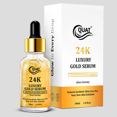 QUAT Gold Elixir: 24K Luxury Serum for Youthful Skin(30 ml)