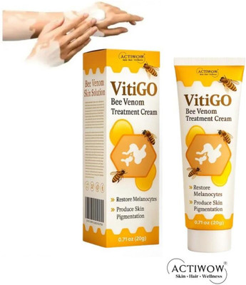 ACTIWOW Vitigo Bee Venom Cream for Skin Comfort Boost Cream(100 g)