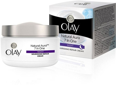 OLAY Natural White Night Cream with Vitamin B3, Pro B5, E(50 g)