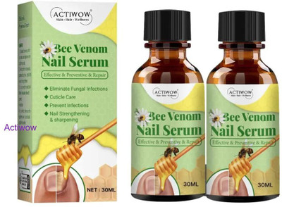ACTIWOW Bee Venom Nail Serum Care Surge for Nail Stress A001(20 ml)
