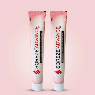 Soreze Advance Gel for Effective Bedsore Treatment | Heals Pressure Ulcers | With Natural Herbs & Oils (Pack of 2)(60 g)