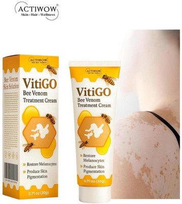 ACTIWOW Vitigo Bee Venom Cream for Ultra Smooth Finish(100 g)