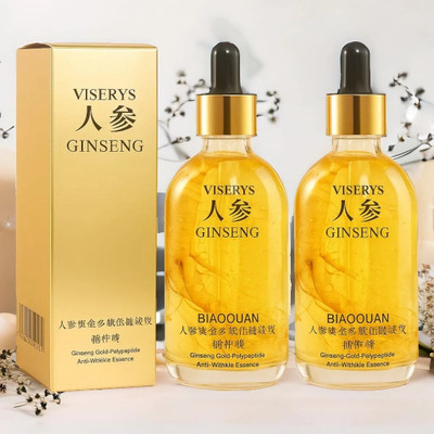 Viserys Polypeptide & Ginseng 24K Gold Facial Serum | Korean Anti-Wrinkle & Skin Radiance Essence | Targets Pigmentation, Fine Lines & Uneven Texture | Herbal Extracts & Lightweight Hydration | 30ml(30 ml)