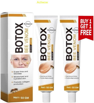 ACTIWOW Bee Venom Botox Cream: Turn Back Time with Every Application 1 Tube Free(50 g)