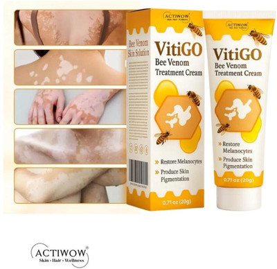 ACTIWOW Vitigo Bee Venom Cream for Gentle Anti-Bac Use(100 g)