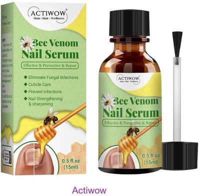 ACTIWOW Bee Venom Nail Serum Velvet Repair Elixir(20 ml)