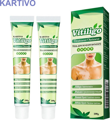 KARTIVO Vitiligo Cream PCS 2 Skin Softening Formula(200 g)