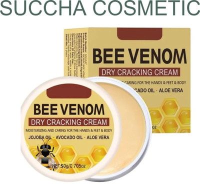 SUCCHA COSMETICS Bee Venom Dry Cracking Cream for Soft and Repaired Hands(50 g)